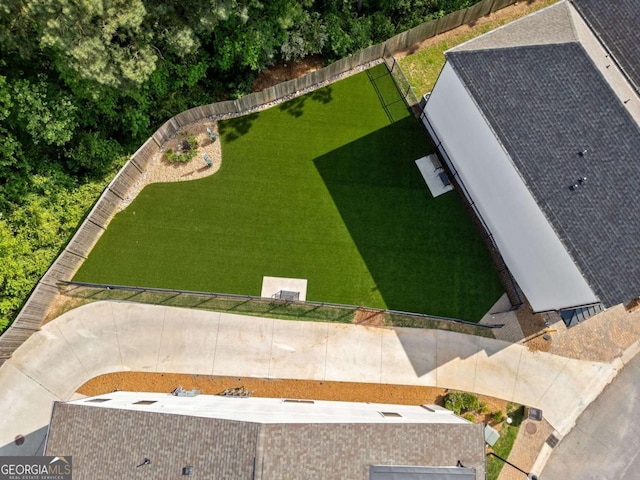 drone / aerial view