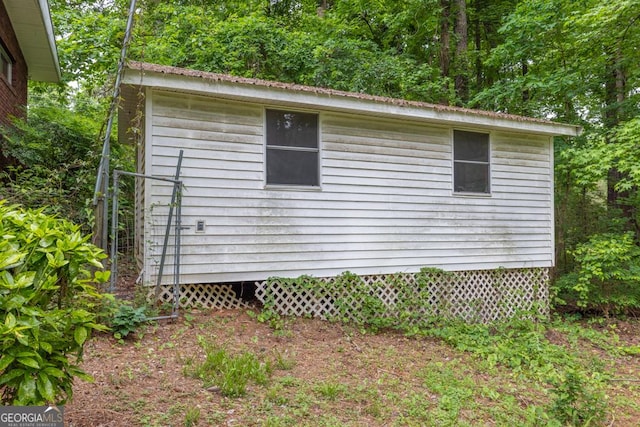 view of property exterior