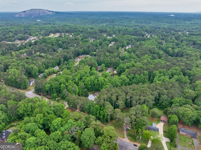 aerial view with a view of trees