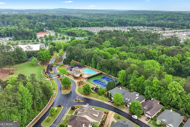 449 Highlands Loop, Woodstock, GA 30188 - bird's eye view of a forest