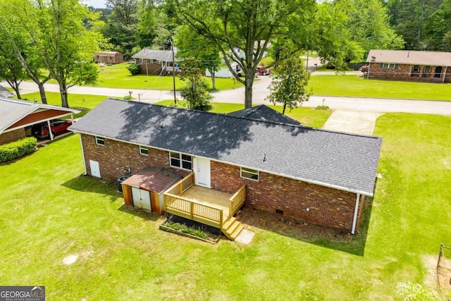6213 Cherry Ln, Douglasville, GA 30134 - view from above of property