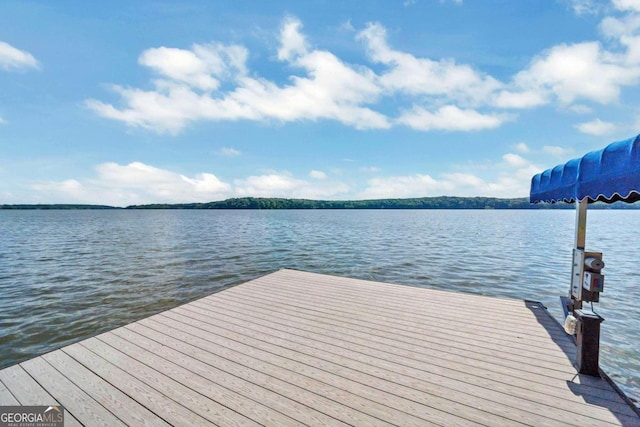 1601 Arrowhead Rd, Greensboro, GA 30642 - view of dock featuring a water view
