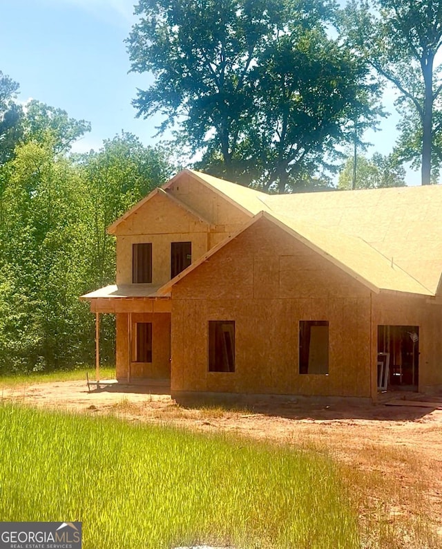 view of rear view of house