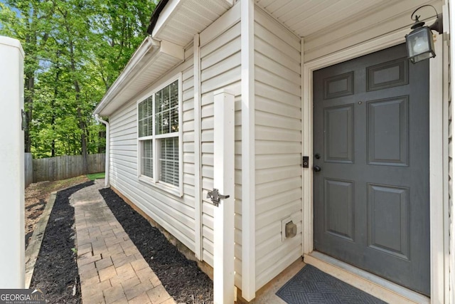 171 Nacoochee Way, Canton, GA 30114 - doorway to property with fence