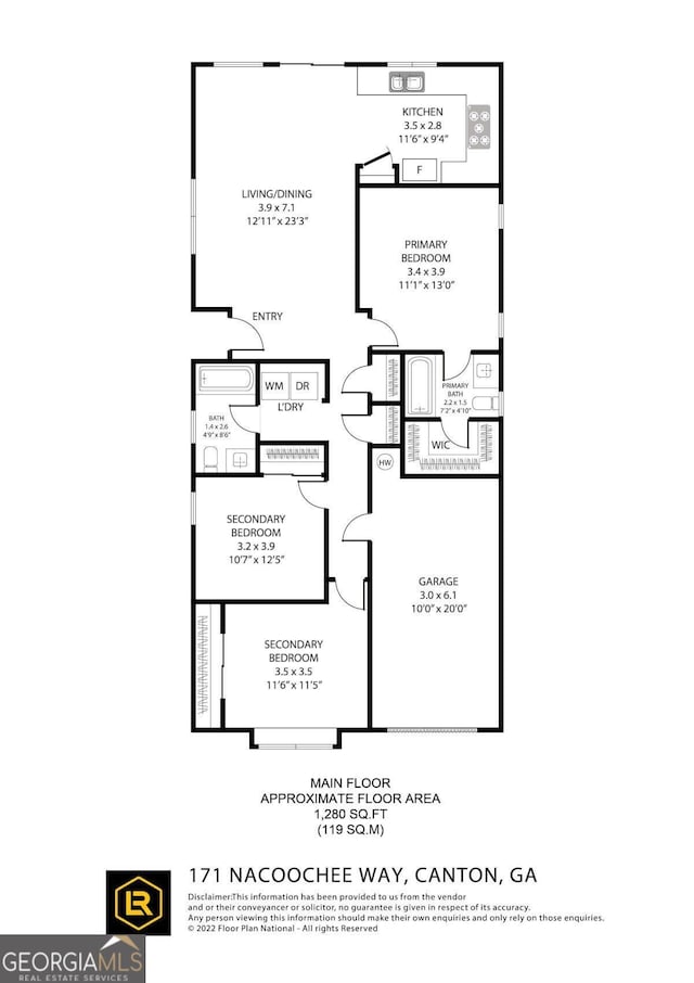 171 Nacoochee Way, Canton, GA 30114 - room layout