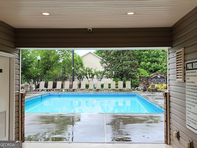 171 Nacoochee Way, Canton, GA 30114 - community pool featuring fence and a patio