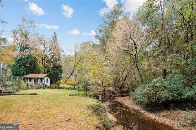 769 Hampton Pl SW, Marietta, GA 30064 - view of yard with a view of trees