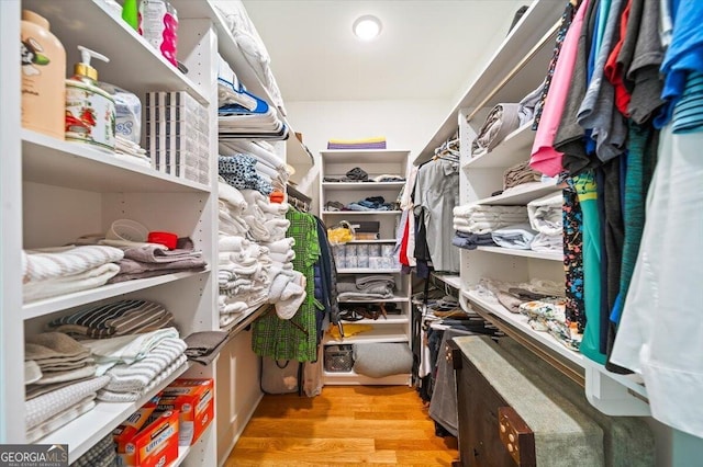 1676 Carroll Dr NW, Atlanta, GA 30318 - walk in closet with light wood-type flooring