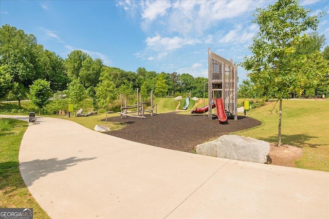 1676 Carroll Dr NW, Atlanta, GA 30318 - community jungle gym with a lawn