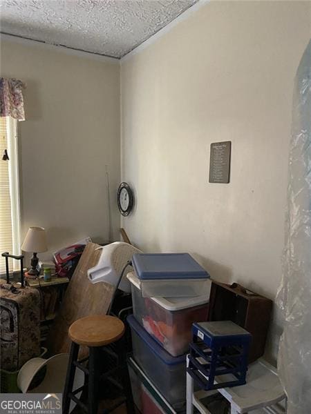 2689 Knox St, Atlanta, GA 30317 - miscellaneous room with a textured ceiling