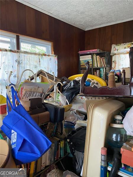 2689 Knox St, Atlanta, GA 30317 - interior space featuring wooden walls and multiple windows