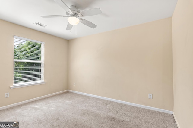 3845 New Salem Ct, Cumming, GA 30040 - carpeted empty room featuring baseboards and ceiling fan