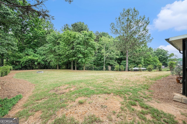 view of yard