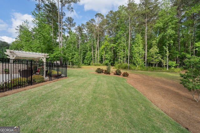 view of yard