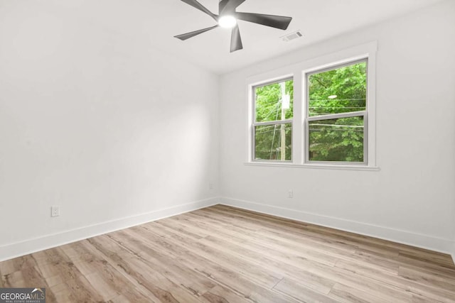921 Cone Rd, Forest Park, GA 30297 - empty room featuring wood finished floors and ceiling fan
