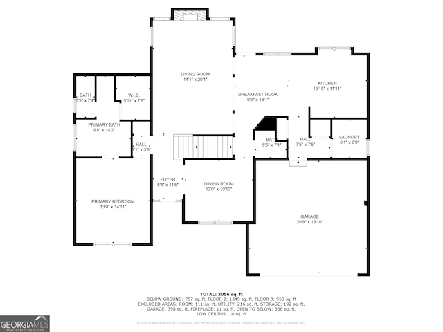 6416 Vicksburg Ct NW, Acworth, GA 30101 - home floor plan