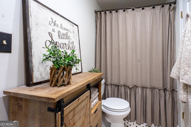 bathroom with toilet