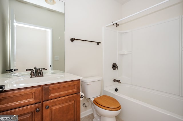 6732 Chimney Ridge Ct, Hoschton, GA 30548 - bathroom with vanity and tub / shower combination