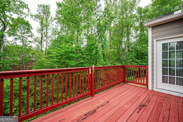 6732 Chimney Ridge Ct, Hoschton, GA 30548 - view of wooden terrace