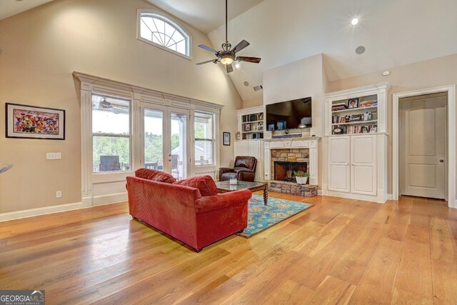 birds eye view of property with a forest view