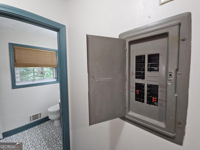 1517 Colony E Cir, Stone Mountain, GA 30083 - utilities with electric panel and visible vents