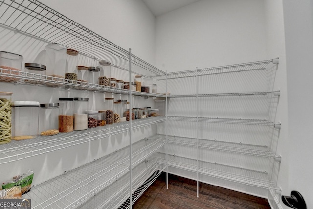 view of pantry