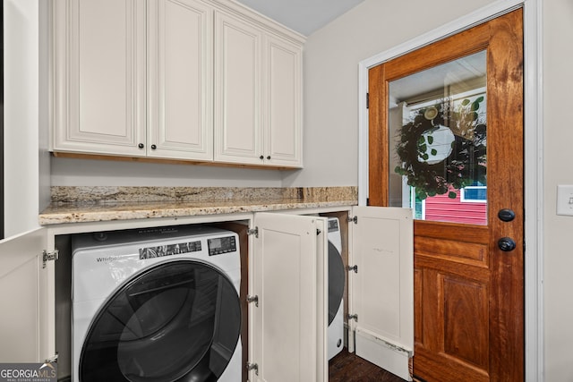 1154 Rome St, Carrollton, GA 30117 - washroom with washer / dryer and cabinet space