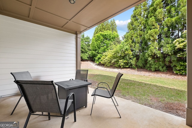 1355 Hesse Ln, Austell, GA 30106 - view of patio / terrace with outdoor dining space