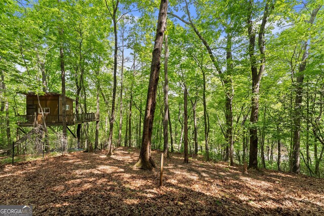 364 Cherokee Trce, Dahlonega, GA 30533 - view of yard featuring a deck
