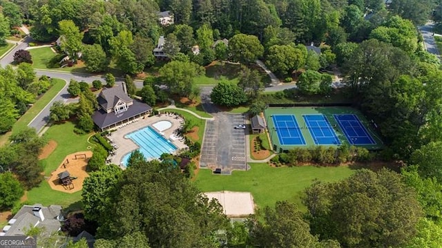aerial view