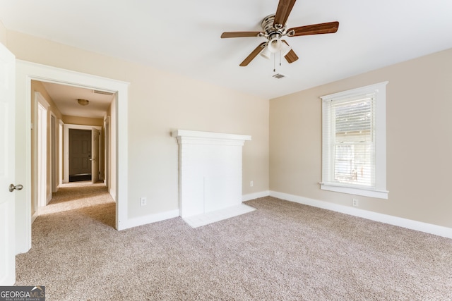 2497 Lakewood Ave SW, Atlanta, GA 30315 - interior space featuring visible vents, a ceiling fan, and baseboards