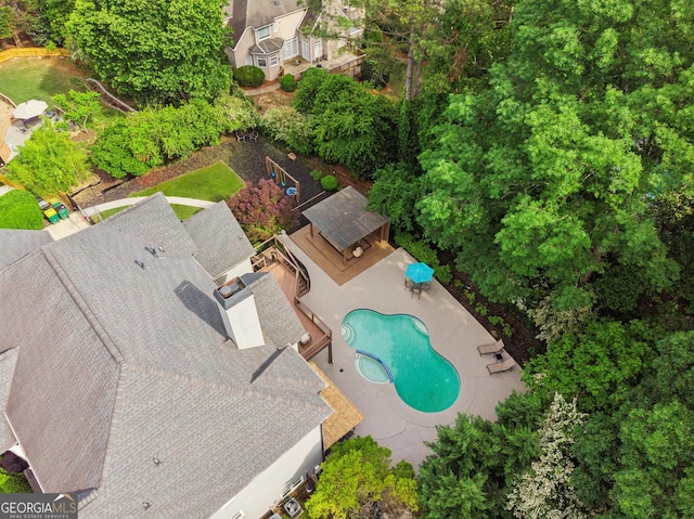 110 Keswick Way, Alpharetta, GA 30022 - drone / aerial view