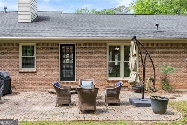 view of patio / terrace with grilling area