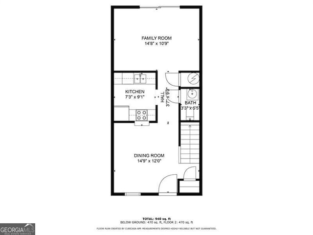 3135 Reeves St SE, Smyrna, GA 30080 - floor plan
