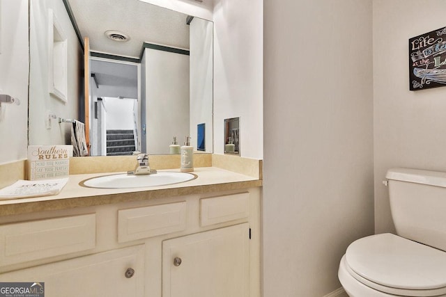 202 Providence Villas, Anderson, SC 29626 - bathroom with vanity, toilet, and visible vents