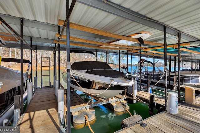 202 Providence Villas, Anderson, SC 29626 - view of dock featuring boat lift