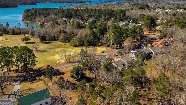 202 Providence Villas, Anderson, SC 29626 - aerial view with a view of trees, a water view, and golf course view