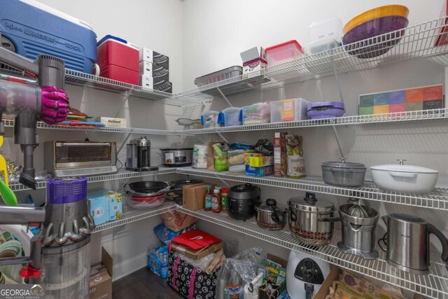 view of pantry