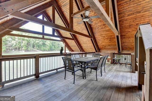 676 N Shore Dr, Cleveland, GA 30528 - view of sunroom