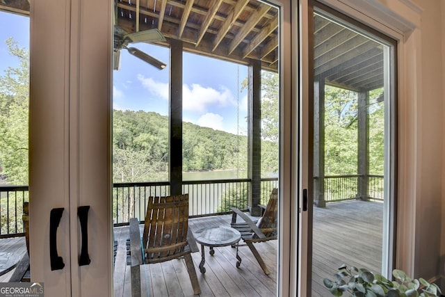 676 N Shore Dr, Cleveland, GA 30528 - sunroom featuring healthy amount of natural light
