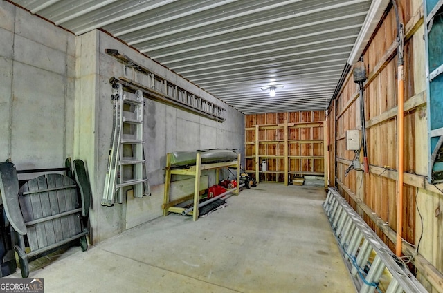 676 N Shore Dr, Cleveland, GA 30528 - storage with a garage