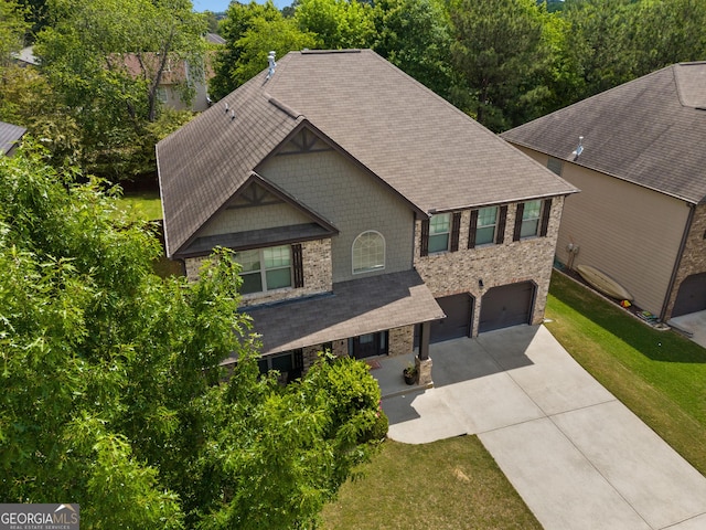 1314 Bentley Estates Dr, Dacula, GA 30019 - aerial view of property and surrounding area
