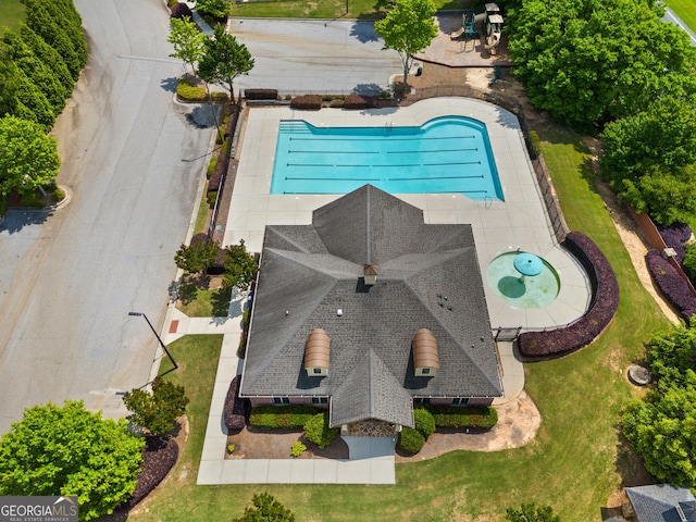 1314 Bentley Estates Dr, Dacula, GA 30019 - view of subject property featuring a pool area