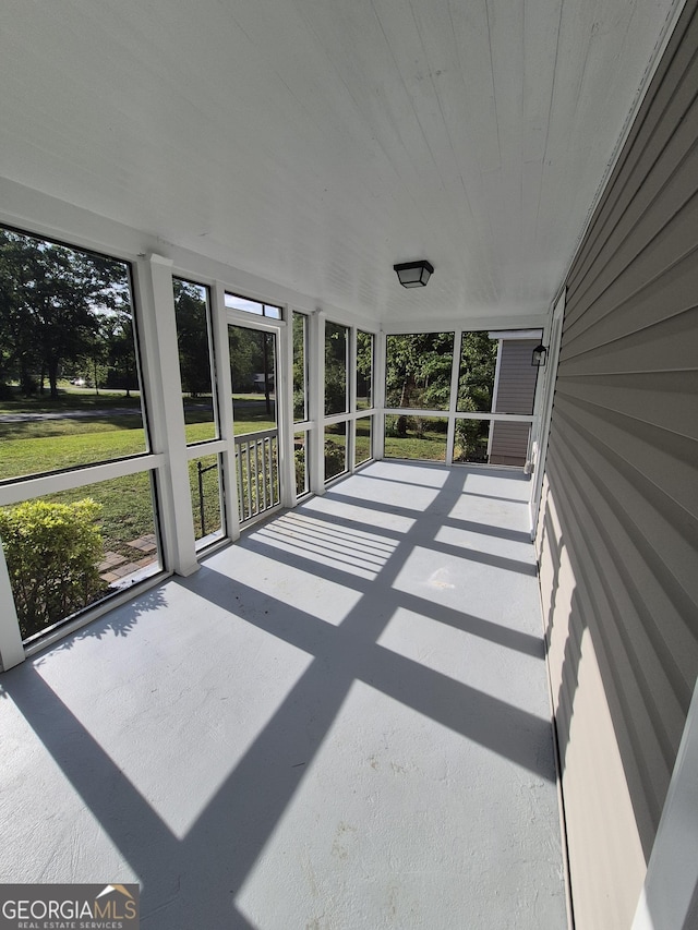 127 S Church St, Bogart, GA 30622 - view of unfurnished sunroom