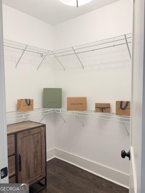 1740 Langston Ave SW, Atlanta, GA 30310 - walk in closet with dark wood-style floors