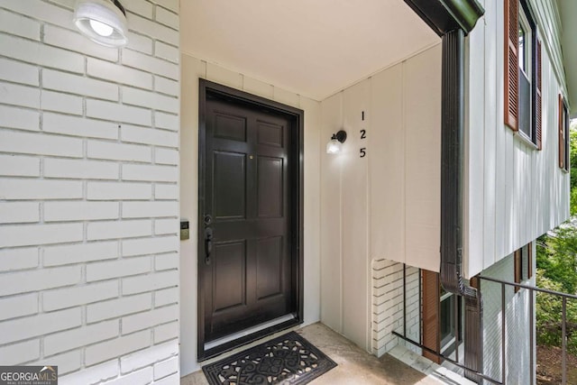 view of entrance to property