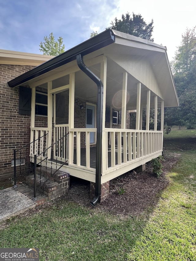 490 Piedmont Hwy, Centre, AL 35960 - view of home's exterior with brick siding