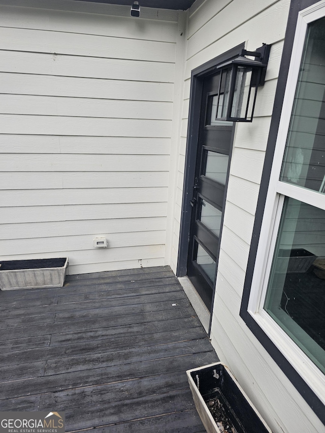 967 Vega Rd, Meansville, GA 30256 - view of wooden deck