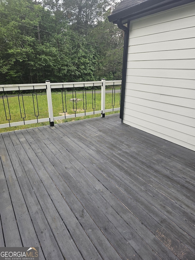 967 Vega Rd, Meansville, GA 30256 - deck featuring a lawn