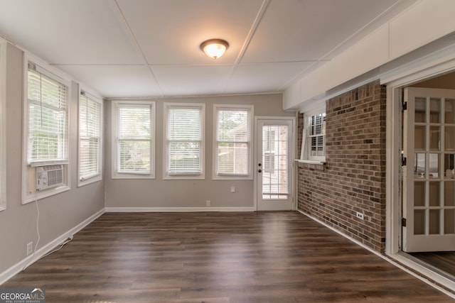 2814 Brackenwood Dr, Snellville, GA 30039 - unfurnished sunroom with lofted ceiling